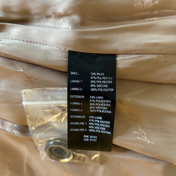 Karl Lagerfeld Wool-Blend Coat - Picture 6 of 9